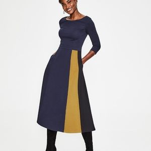 Boden Claudia Colourblock Dress